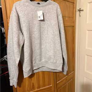 Forever 21 Light Gray Men's Crewneck Sweater